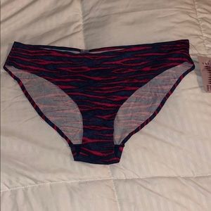 New pink blue tiger print undies panties underwear